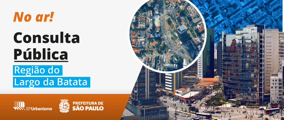 Logo No Ar Consulta Pública Região do Largo da Batata
