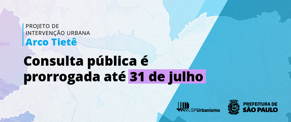 Logo No Ar Consulta Pública PIU Arco Tietê