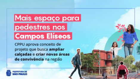 Prefeitura avança com projeto de requalificação de espaços públicos nos Campos Elíseos